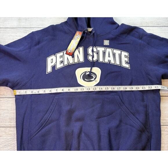 Big Ball Sports ‎Vintage Penn State Hoodie Blue Drawstring Size Large - Picture 3 of 7